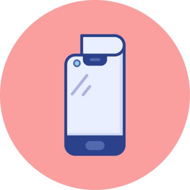 - Telefon. Web simgesi basit illüstrasyon