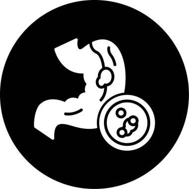 Köpek simgesi olan bir adamın vektör çizimi