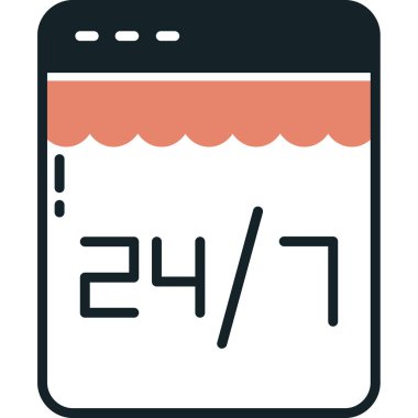 Takvim. Web simgesi basit illüstrasyon