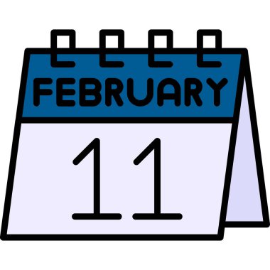 Takvim simgesi tasarımı, vektör illüstrasyonu