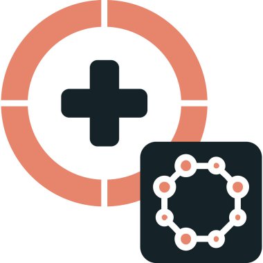 Virüs ikonu vektör illüstrasyonu