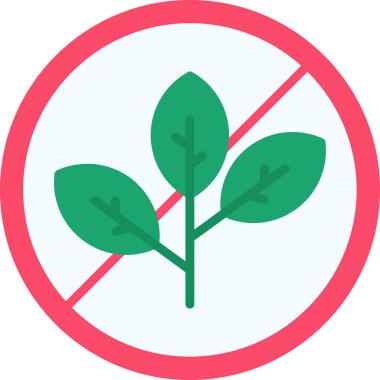 Bitki. Web simgesi basit illüstrasyon