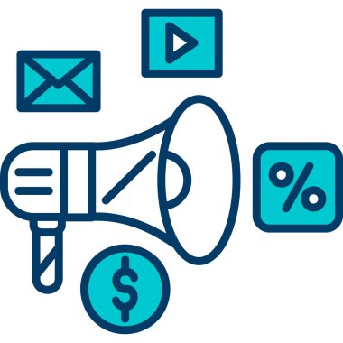 pazarlama tanıtım pazarlama simgesi