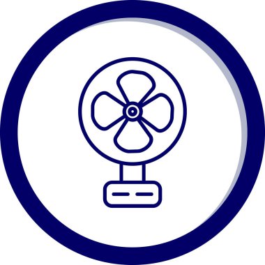 fan simgesi vektör illüstrasyonu