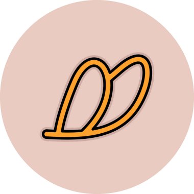 Bir kalp simgesinin vektör illüstrasyonu