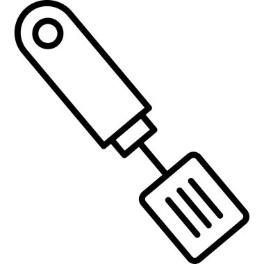 Barbekü. Web simgesi basit illüstrasyon