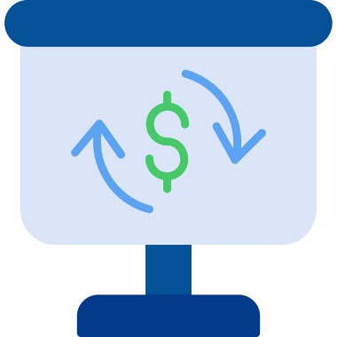 Dolar para değişimi simgesi