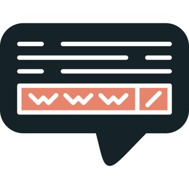 Sohbet sembollü konuşma balonu