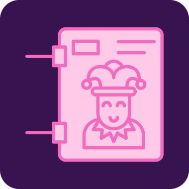 Şef. Web simgesi basit illüstrasyon