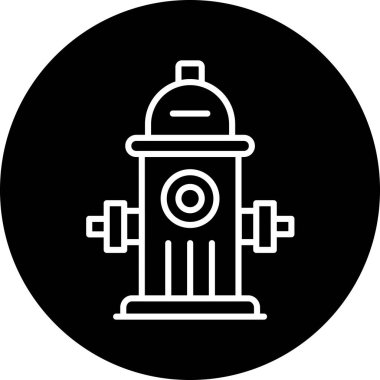 Gaz simgesinin vektör illüstrasyonu