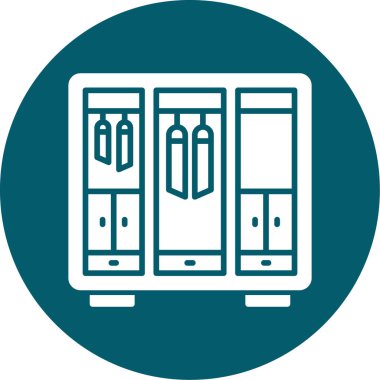 vektör sunucu illüstrasyonu