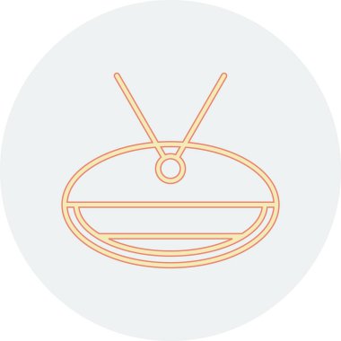 Modern ikon yiyecek eksikliğinin vektör çizimi