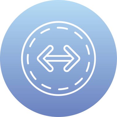 Güzel ve modern bir simgenin vektör çizimi