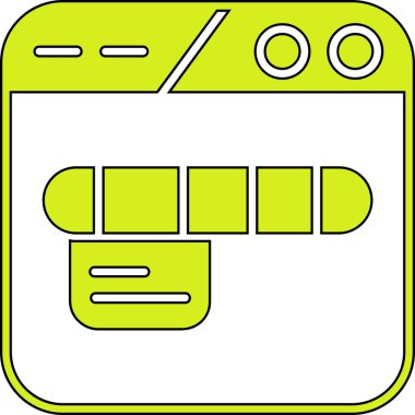 seo modern simgesinin vektör illüstrasyonu