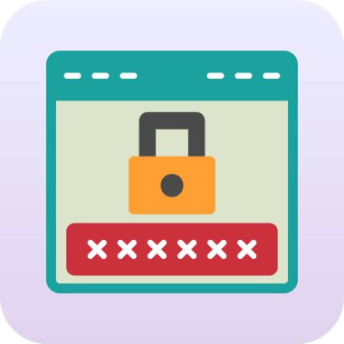 password web icon vector illustration