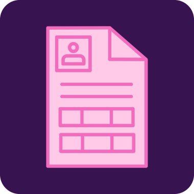 Bir web simgesinin vektör illüstrasyonu