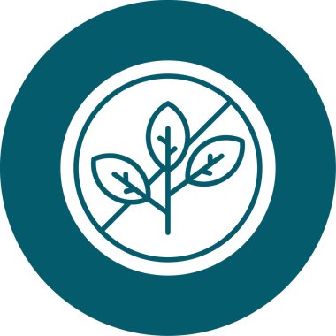 Eşsiz Yapraklar Vektör Kabartma Simgesi Simgesi