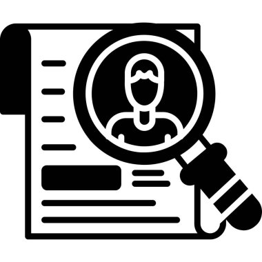 iş adamı simgesi vektör özeti çizimi