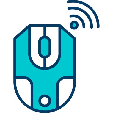 kablosuz simge. Web için kablosuz vektör simgelerinin özet çizimi