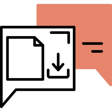 Bir harf simgesinin vektör illüstrasyonu