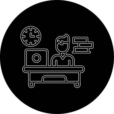 İnsan ve tabletin vektör illüstrasyonu