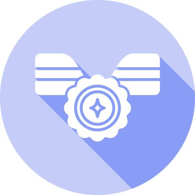 Madalya vektör simgesi modern basit illüstrasyon