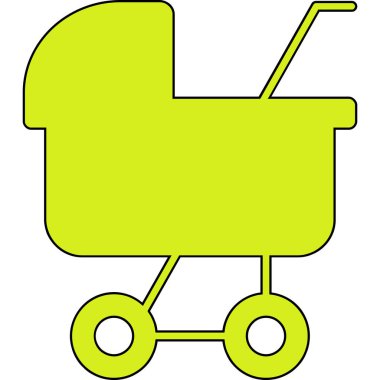 bebek arabası simgesi tasarımı