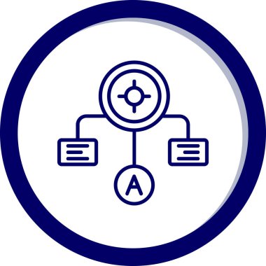 seo modern simgesinin vektör illüstrasyonu