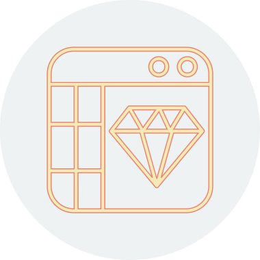 Cep telefonu simgesi, vektör illüstrasyonu