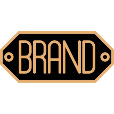 marka logo tasarımı. vektör illüstrasyonu