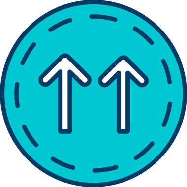 ok yönü sağ simgesi - taslak biçimi