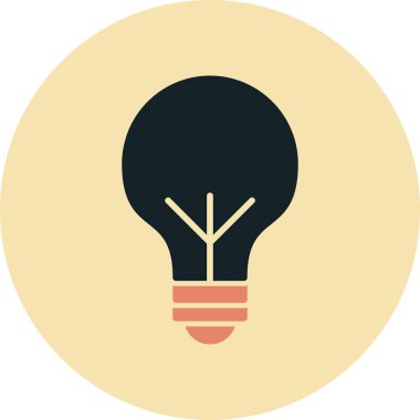 Ampul Işık vektör simgesi