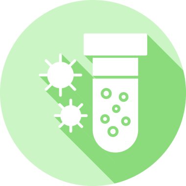 Test tüpü simgesi. vektör illüstrasyonu