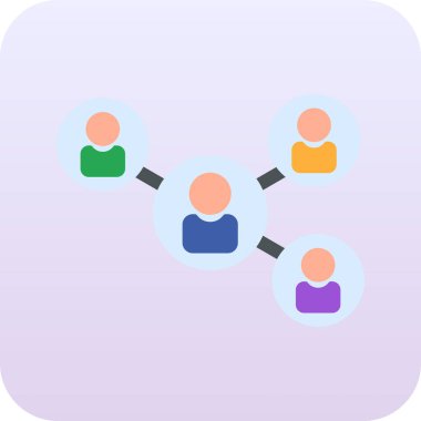 şebeke. Web simgesi basit illüstrasyon