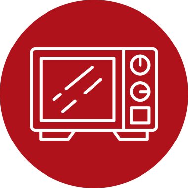 TV simgesi vektör illüstrasyonu