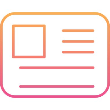 Modern simgenin vektör illüstrasyonu