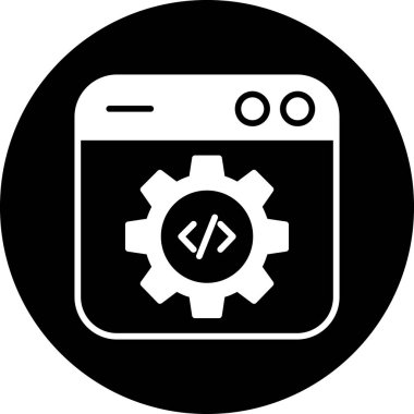 Kodlama geliştirme simgesi