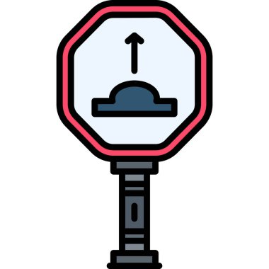 Trafik lambası. Basit illüstrasyon