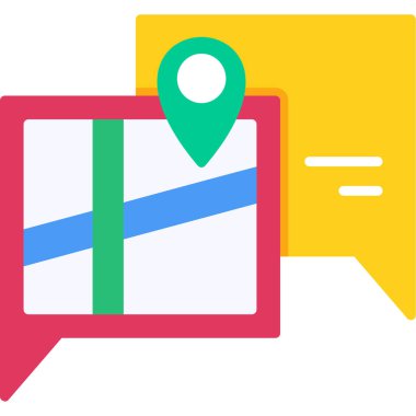 Harita işaretleyici vektör illüstrasyonuName