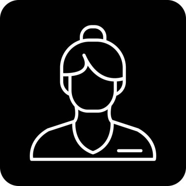 Vektör Avatar Simgesi illüstrasyonu