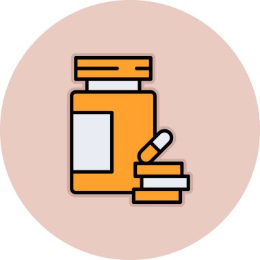 hap ikonu vektör illüstrasyonu