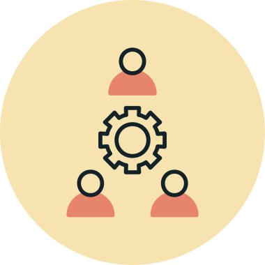 Vektör illüstrasyonu, simge ögesi arkaplanı