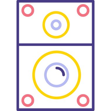 Tek bir simgenin vektör illüstrasyonu