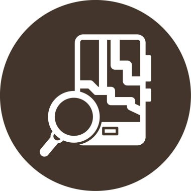 Web simgesi, bilginin vektör illüstrasyonu