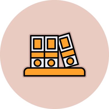 kitap simgesi vektör illüstrasyonu