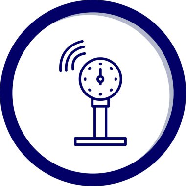 Alarm çalıyor. Web simgesi basit tasarım