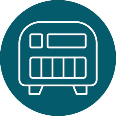 Bir arabanın vektör illüstrasyonu