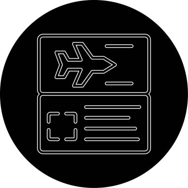 Uçak vektör simgesi