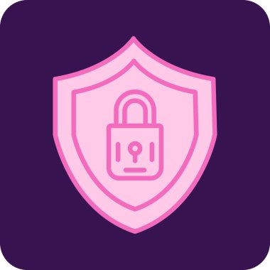 kilit simgesi, vektör illüstrasyonu