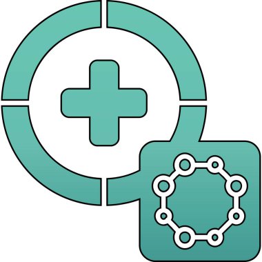 tıbbi simge vektör illüstrasyonu